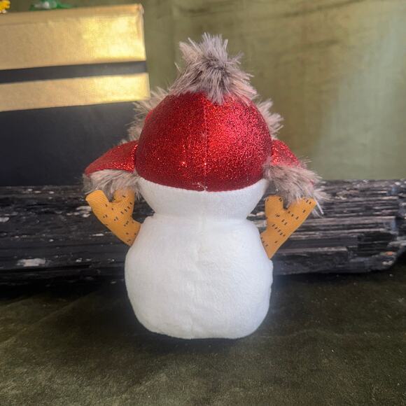 Vintage 2000s Ty Buttons Snowman Beanie Baby Plush EUC Collectible Holiday Decor - Picture 3 of 5